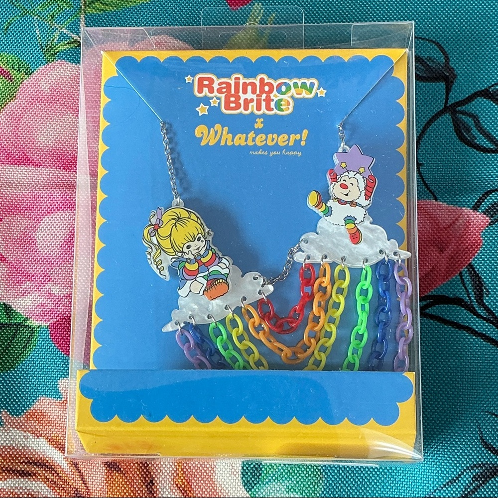 Rainbow Brite Kids Rainbow Chain Necklace - Multicolor